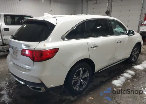 2018 Acura Mdx z USA, uszkodzony, nr VIN 5J8YD4H34JL008309